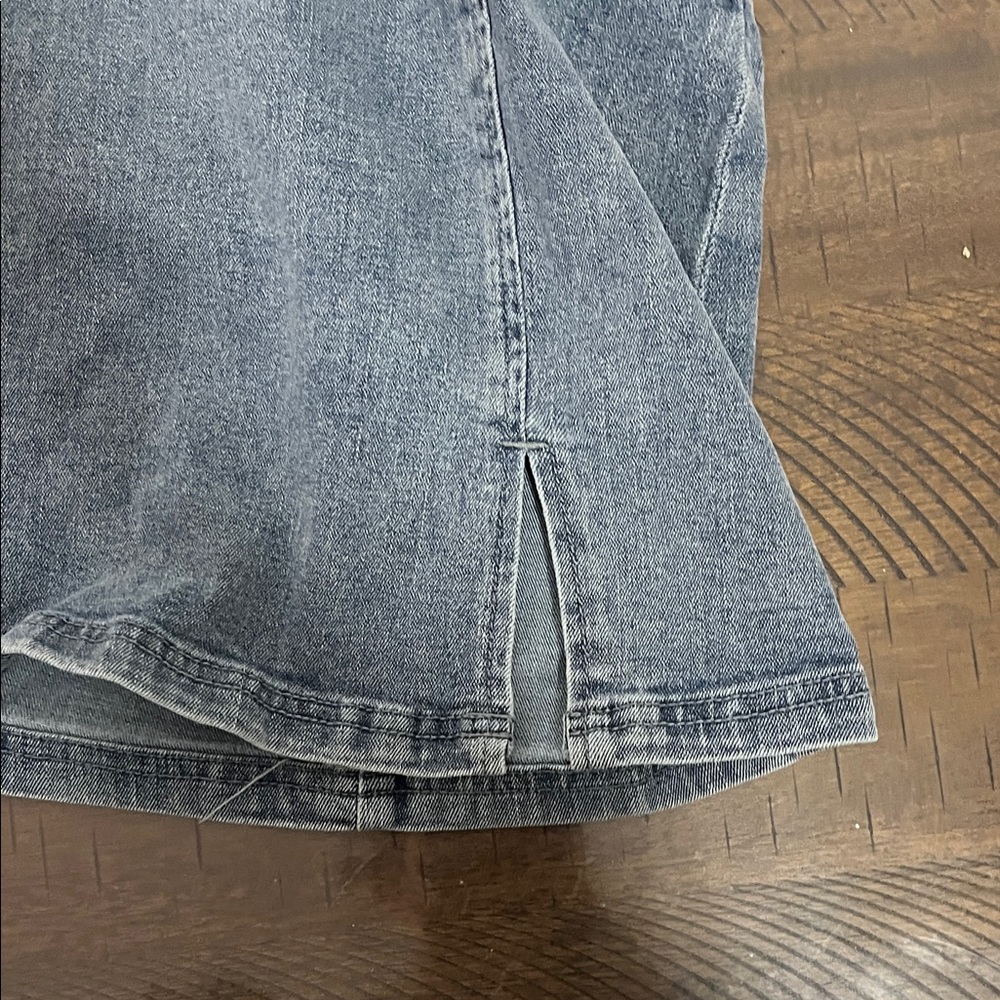 Pink Lily Denim Blue Mini Skirt - Picture 4 of 4